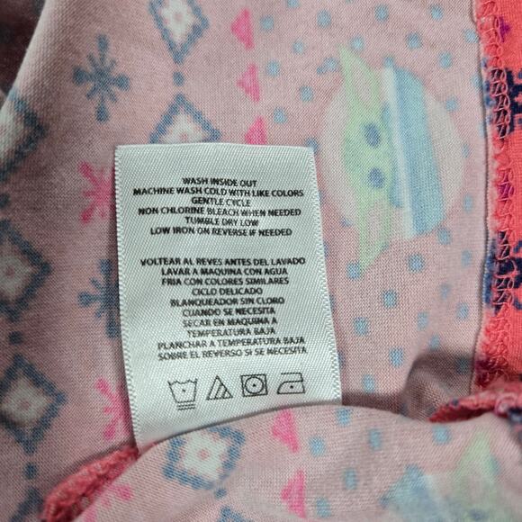 Star Wars Girls 7/8 Grogu Mandalorian Pink Dress Disney Play Cosplay Costume EUC - Picture 6 of 6